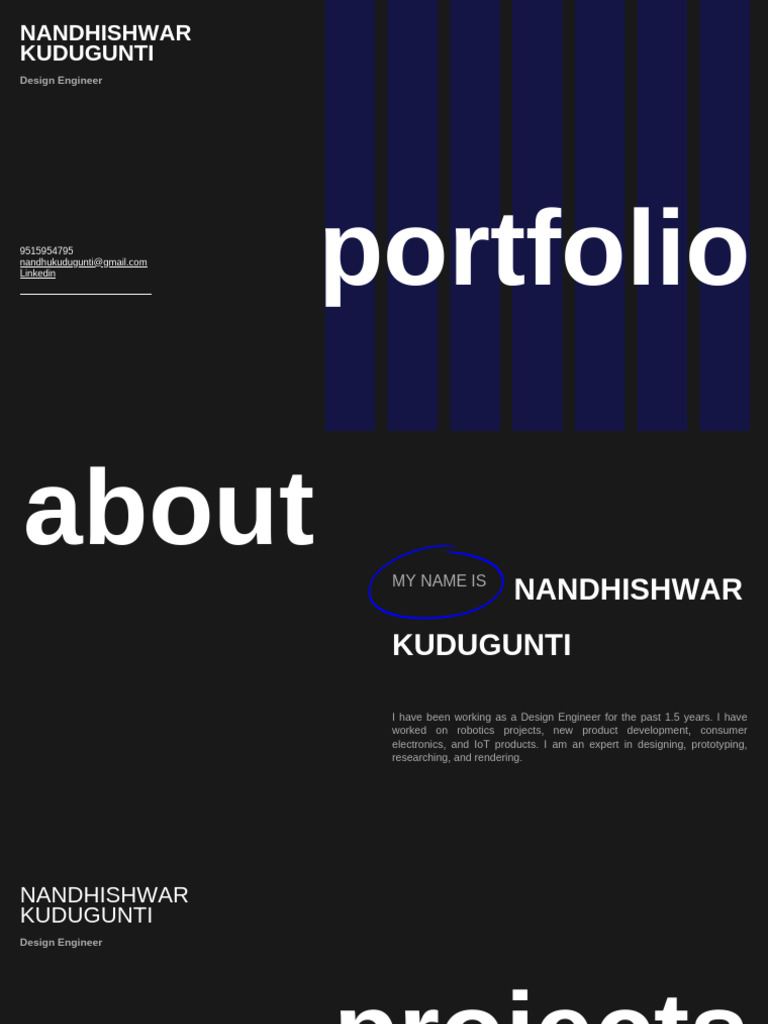 Design Engineer Portfolio Overview | PDF | Engineering | Computing