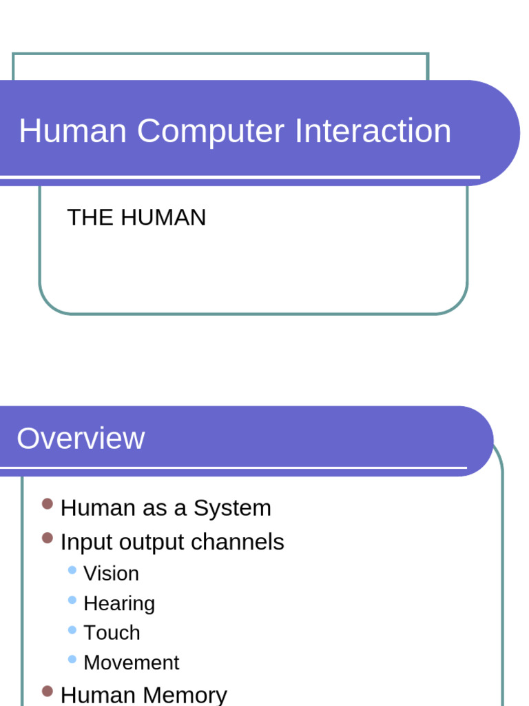 Human Computer Interaction-1 | PDF | Visual Perception | Retina