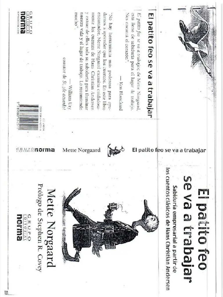 PDF Libro Patico Feo Se Va A Trabajar Primera Parte PDF - Compress | PDF