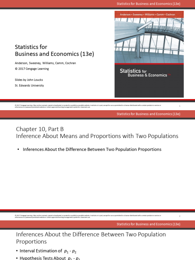 Inferences on Population Proportions | PDF | Statistics | Statistical ...