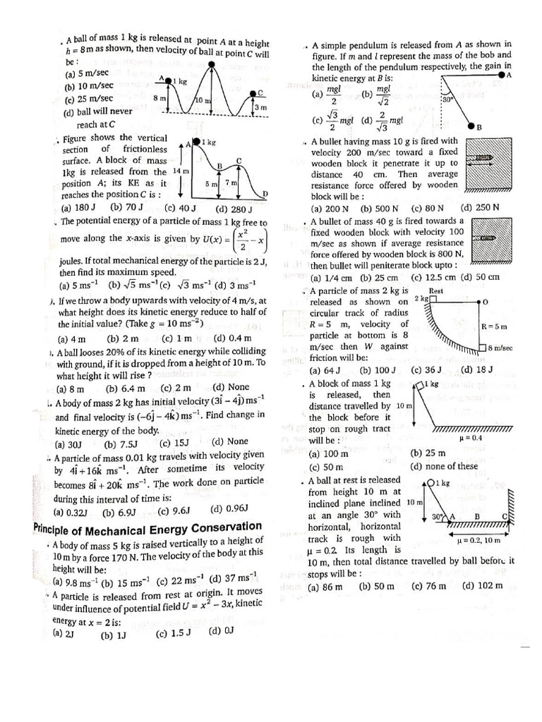 Class Viii Physics Assignment 2 12.01.25 | PDF