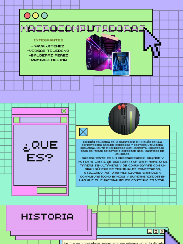 Definición y características de macrocomputadoras | PDF ...