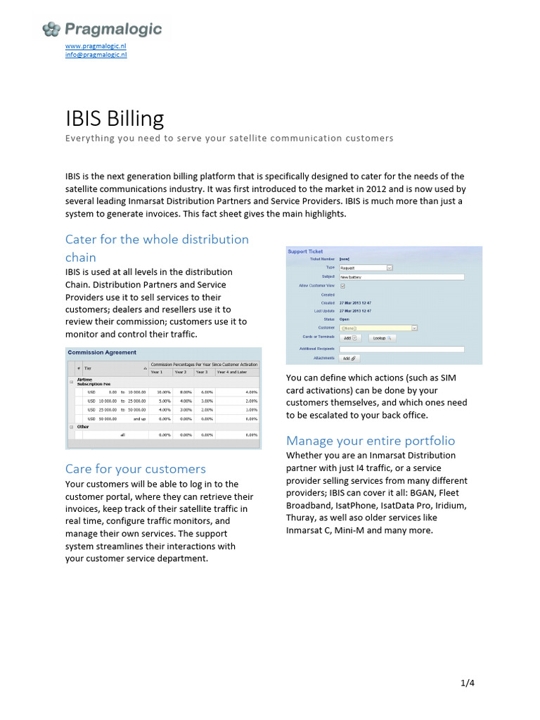 IBIS Billing Platform Overview | PDF | Accounts Payable | Computing