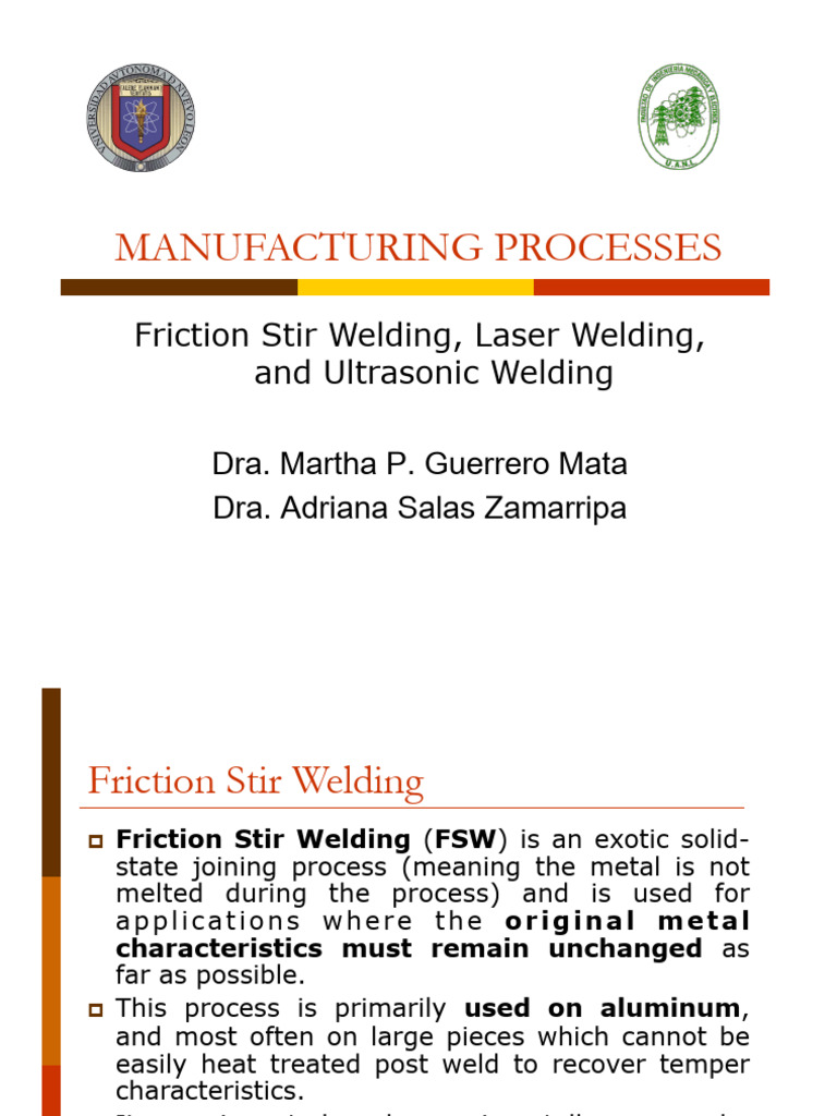 Friction Stir Welding Process Overview | PDF | Laser | Welding