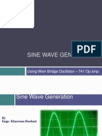 Wien Bridge Oscillator.