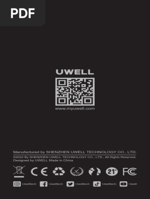 uwell caliburn manual pdf X User Guide | Flavor:Half & Half preroll labels how to take apart
