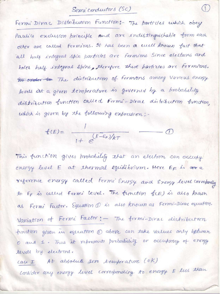 semiconductor notes btech | PDF