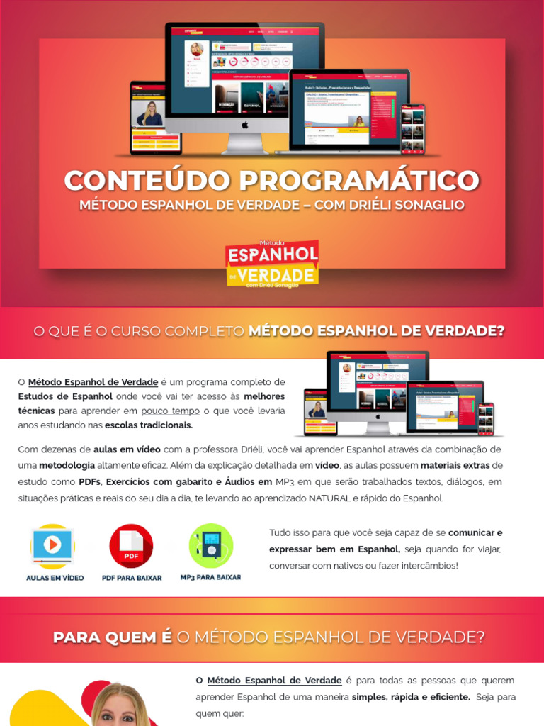 Conteudo Programatico MEV 2021 Compactado | PDF | Espanhol (idioma ...