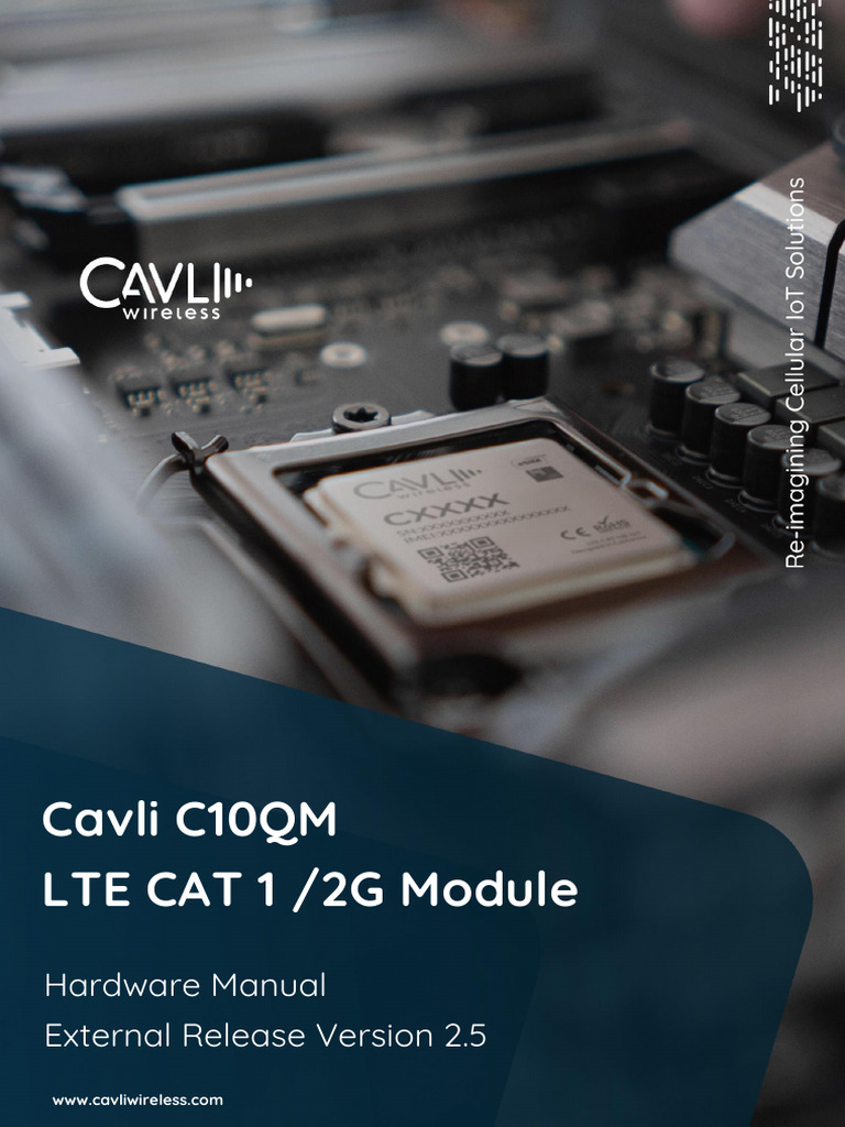 Cavli C10QM Hardware Manual ERV 2.5 | PDF | Usb | Computer Hardware