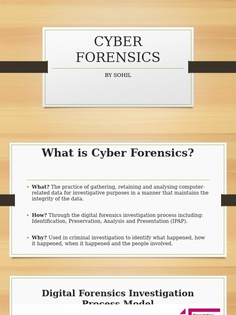 Understanding Cyber Forensics Process | PDF