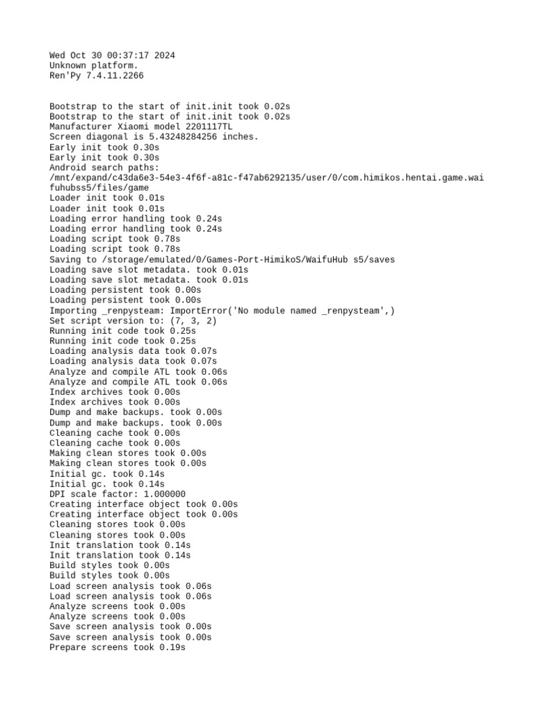 Log | PDF | Booting | Texture Mapping
