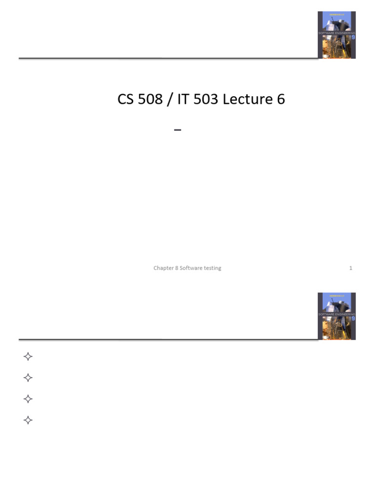 Software Testing Overview and Techniques | PDF | Software Testing ...