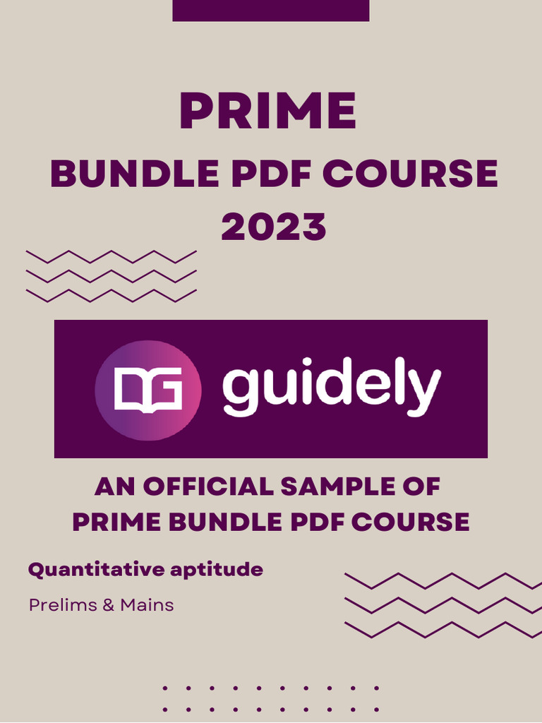 Prime Bundle PDF Course for Banking Exams | PDF | Probability Density ...