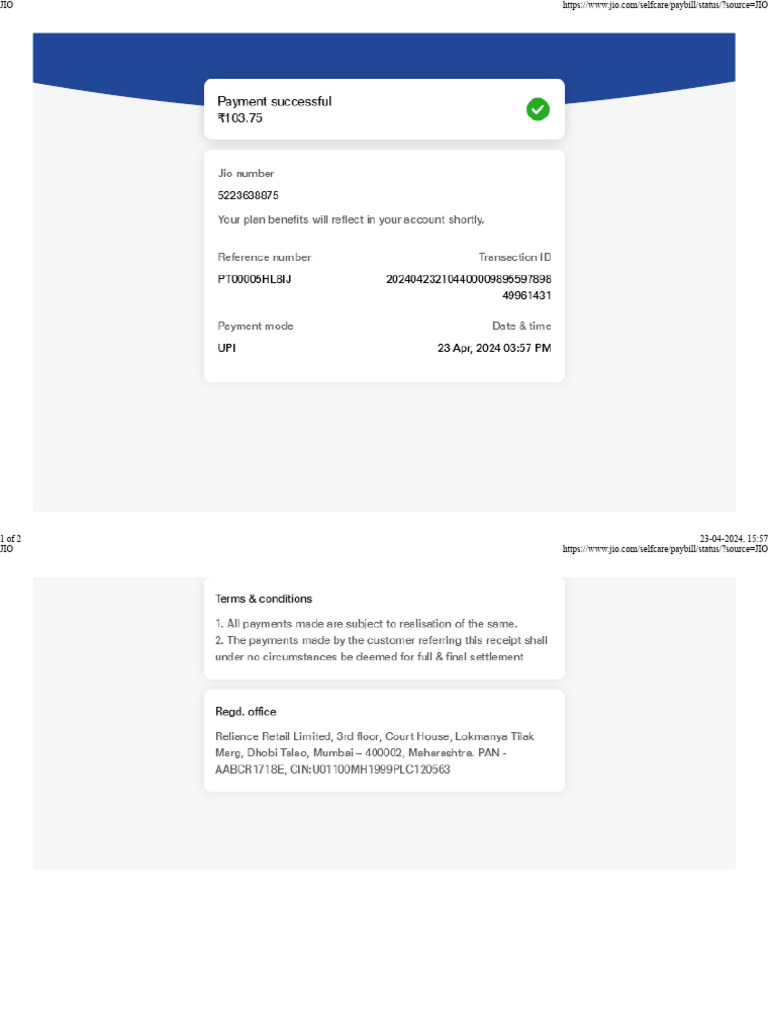 JIO | PDF