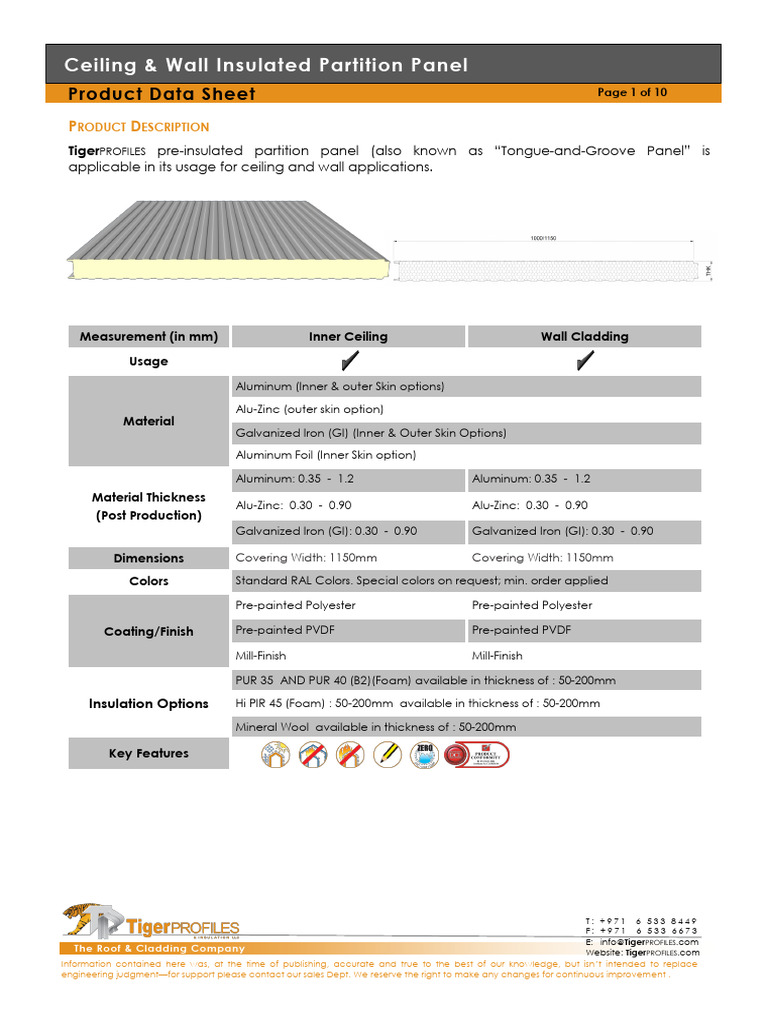 Insulated Partition Panel Overview | PDF | Building Insulation ...
