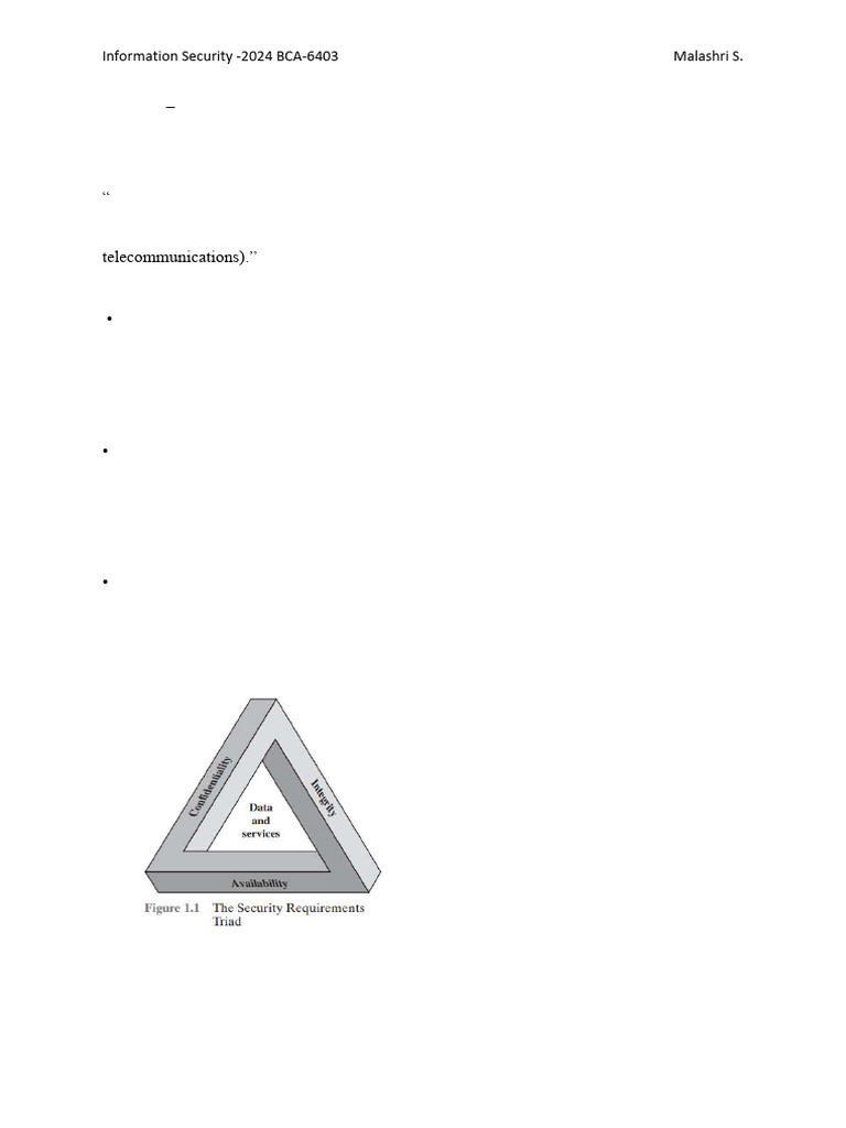 infosec_unit1 | PDF | Key (Cryptography) | Encryption