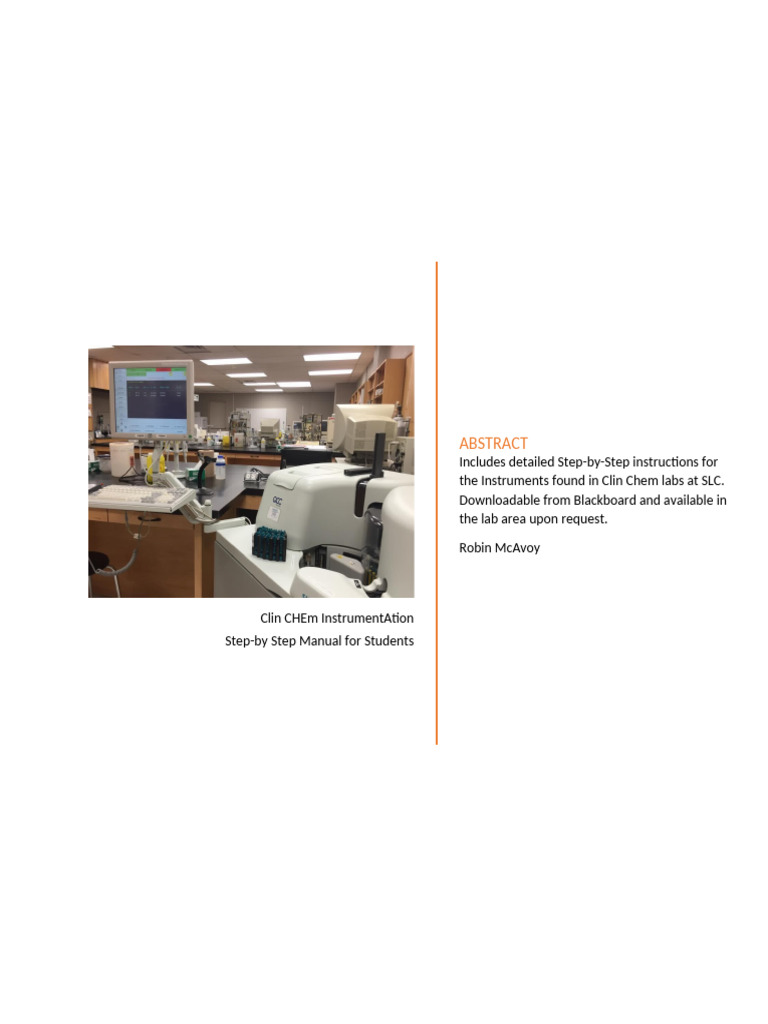 General Laboratory Equipment Manual | PDF