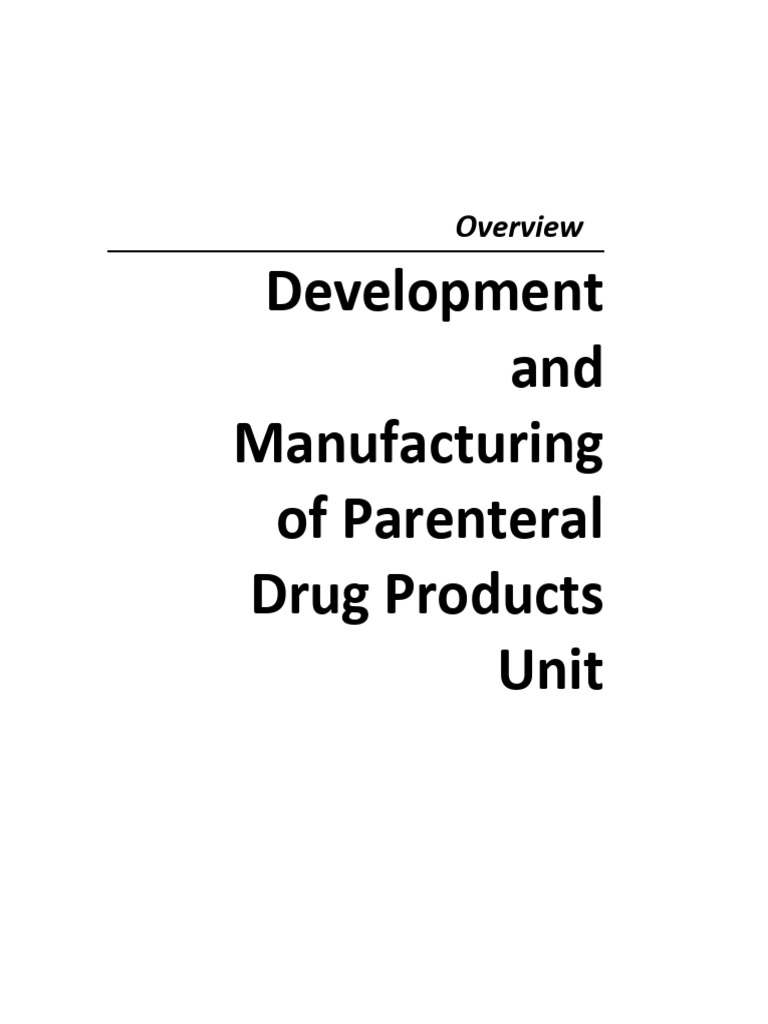 415012439718787915-drug-product-unit-overview | PDF | Pharmaceutical ...
