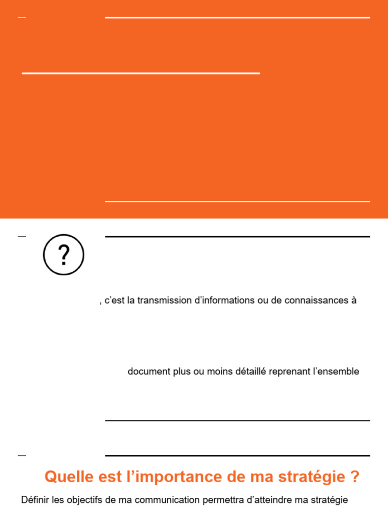 Stratégie de Communication Efficace | PDF | la communication ...