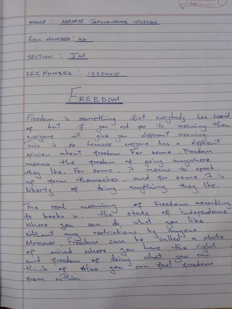 Freedom | PDF