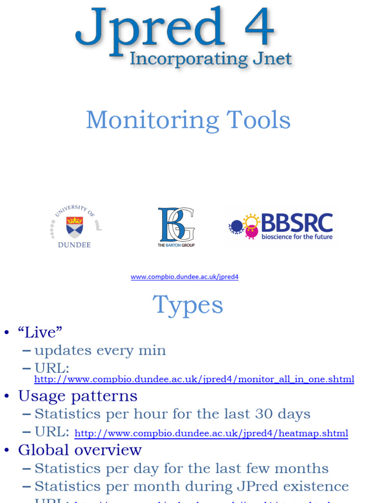 Jpred 4 Tutorial On Monitoring Tools | PDF | Computing