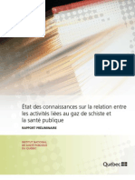 Etat Des Connaissances Sur La Relation Entre Les Activités Liées Au GDS Et La Santé Publique