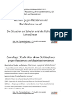 Aktiv Gegen Rassismus Und Rechtsextremismus An Schulen - Thomas Guthmann