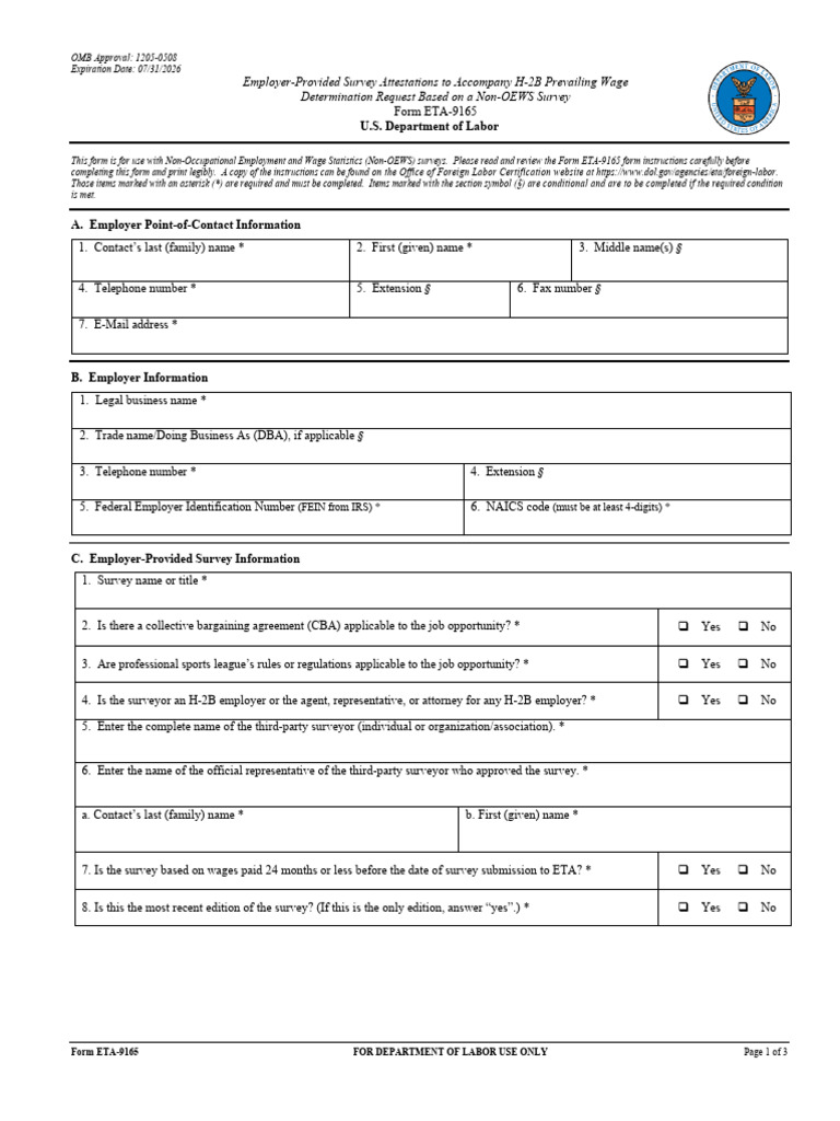 Form-ETA-9165_508-Compliant-09.14.2023-v1 | PDF | Cost Of Living ...