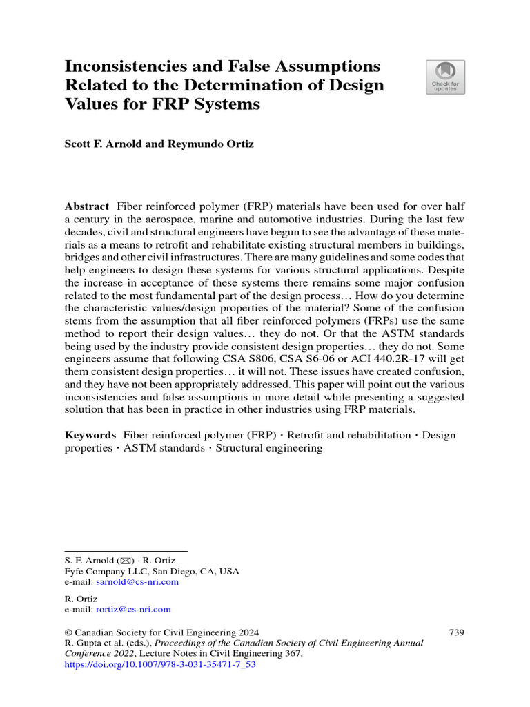 FRP Design Value Inconsistencies Explained | PDF | Young's Modulus ...