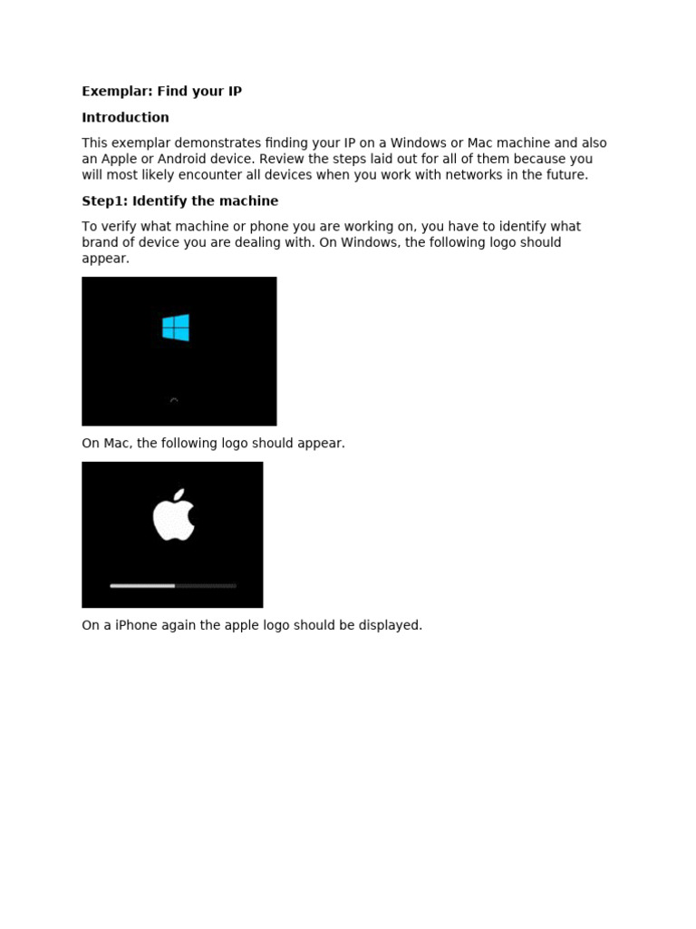 Locate IP Address on Android Devices | PDF | Android (Operating System ...