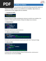 20 Ejercicios de Bucle while en Python | PDF