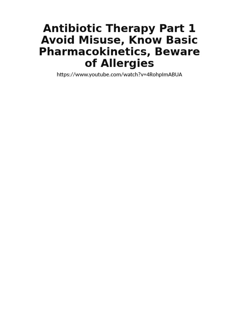 Antibiotics Powerpoint Pdf