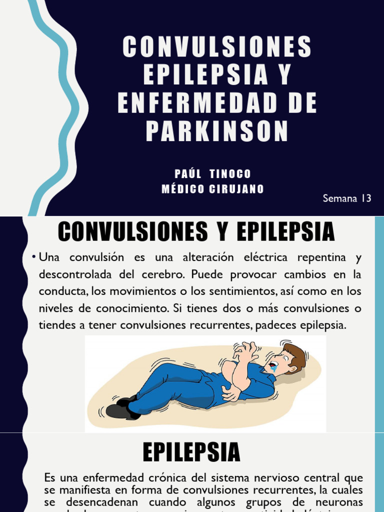 Convulsiones, Epilepsia, Párkinson | PDF | Epilepsia | Sistema nervioso