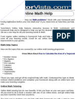 Online Math Help