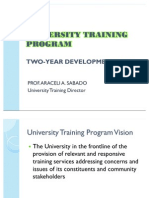 University Training Program