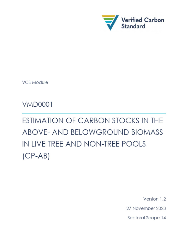 Carbon Stock Estimation in Biomass | PDF | Sampling (Statistics) | Forests