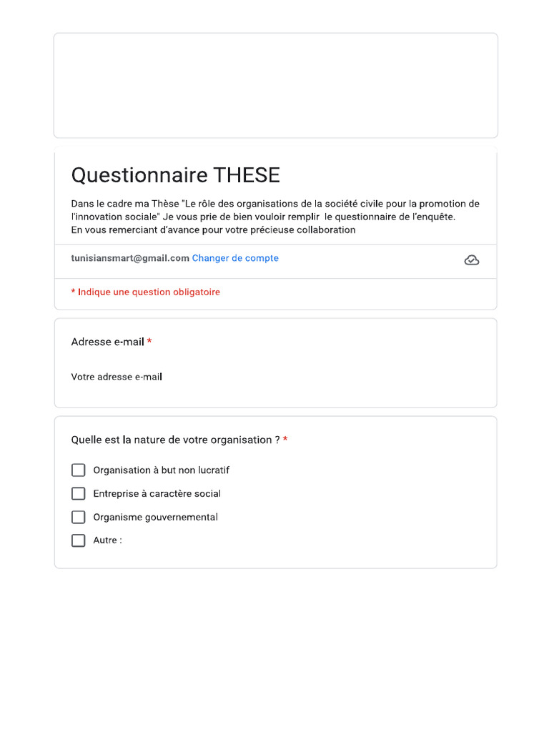 Questionnaire | PDF