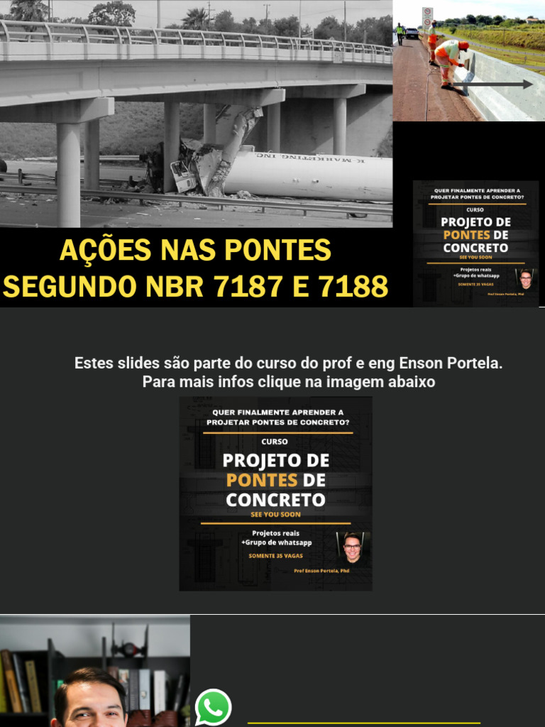 Ações em Pontes: NBR 7187 e 7188 | PDF