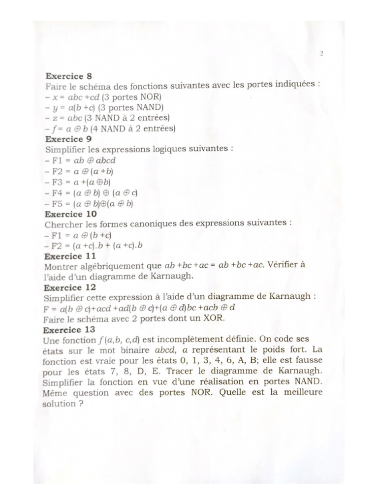 Exercice 8 | PDF