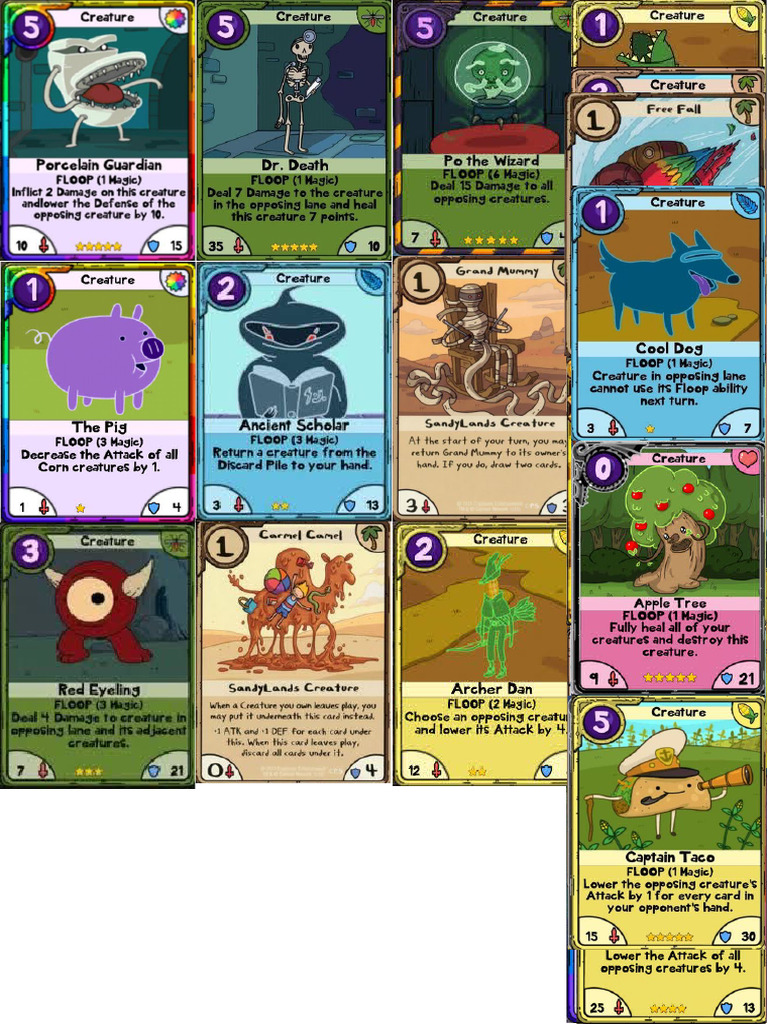 Cartas Hora de Aventura | PDF