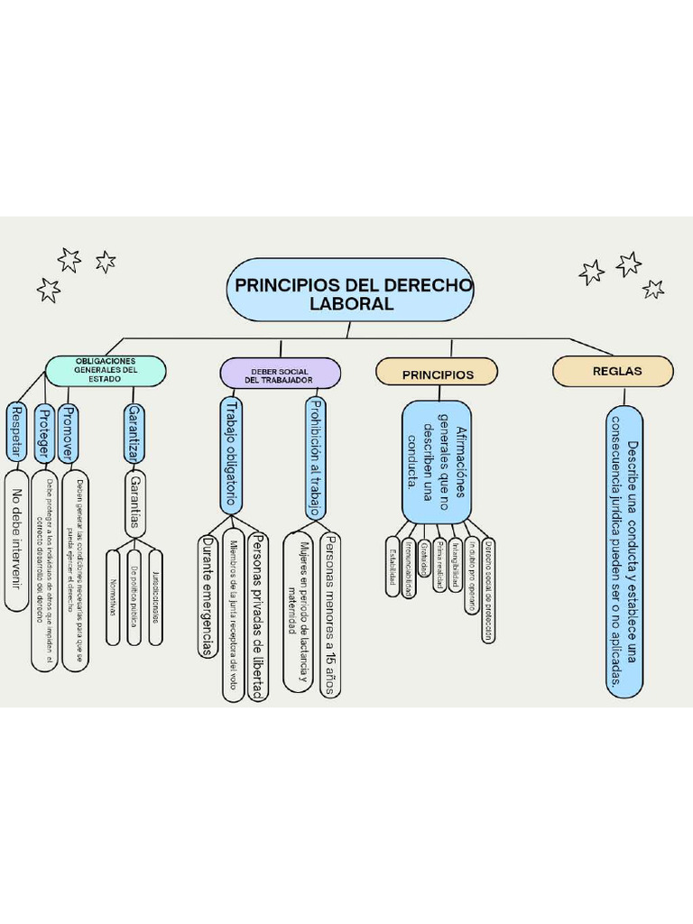 Principios Del Derecho Laboral | PDF