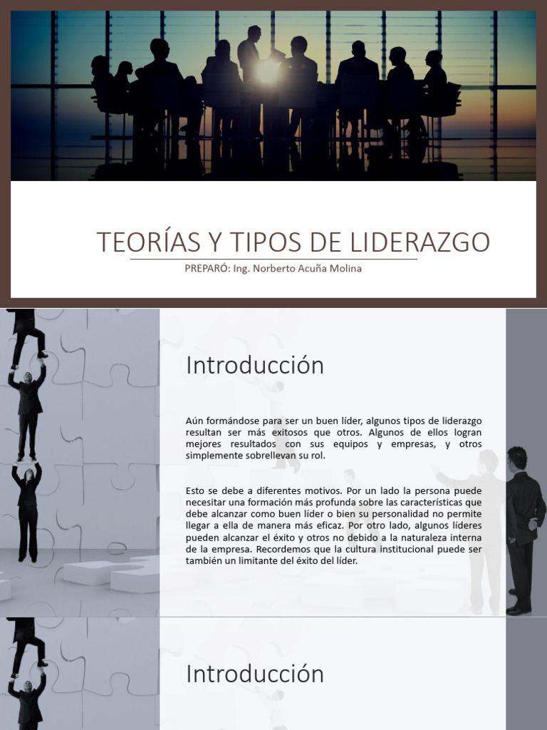 Teorías y Tipos de Liderazgo Efectivo | PDF | Liderazgo | Comportamiento