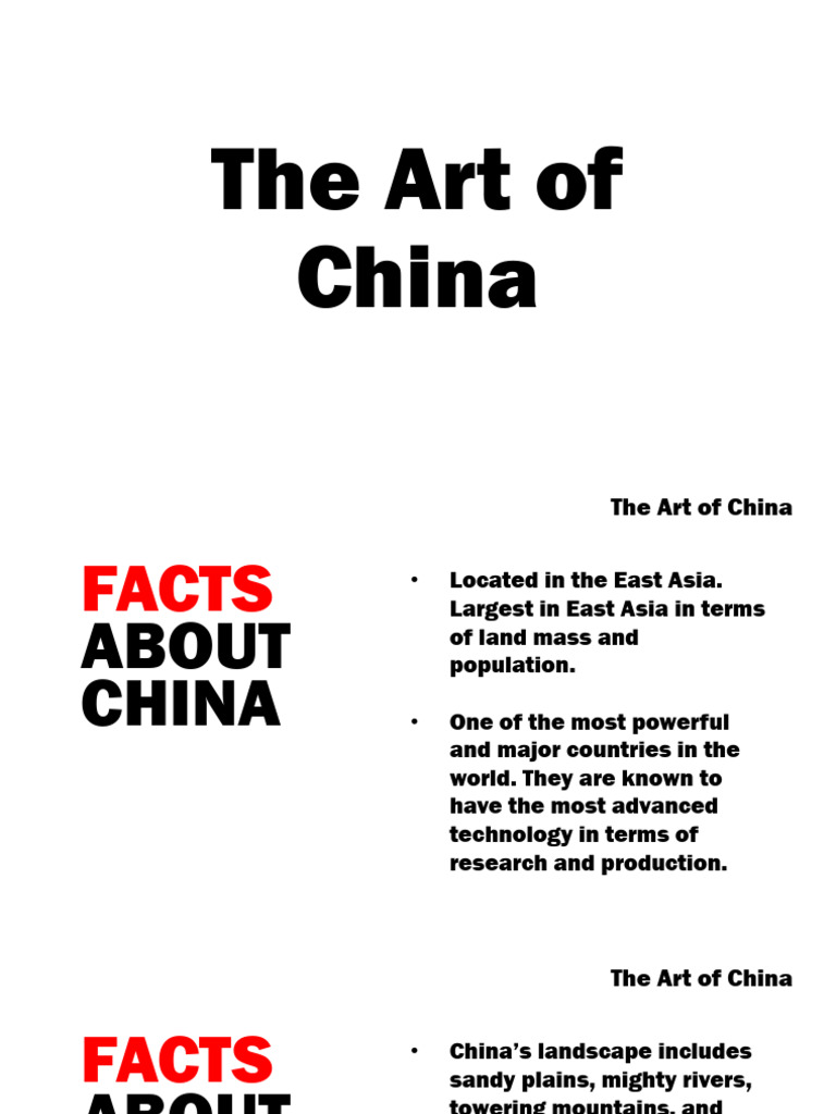 Overview of Chinese Art and Dynasties | PDF | China | World Politics