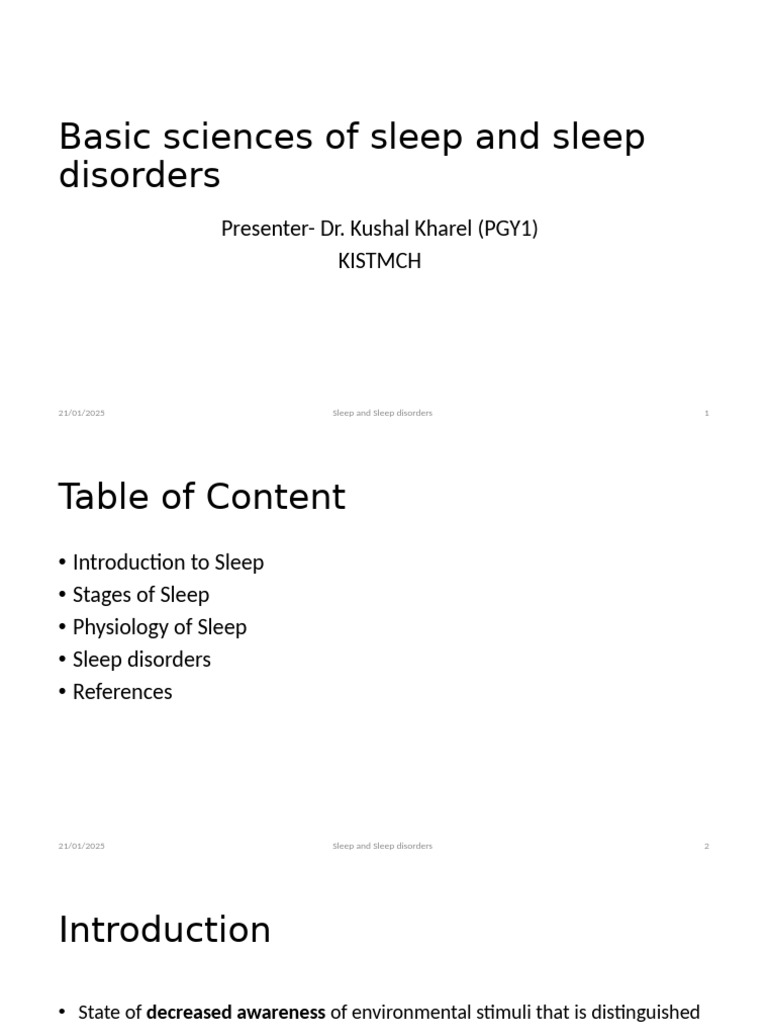 Sleep Pdf Sleep Sleep Disorder