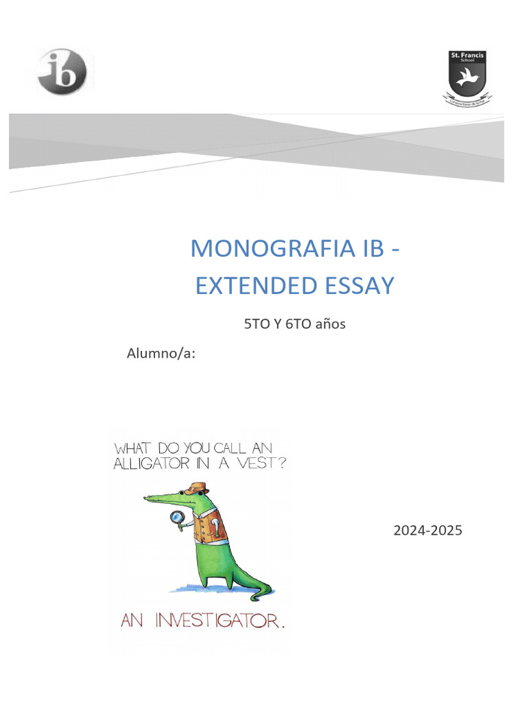 Guía Completa para la Monografía IB | PDF