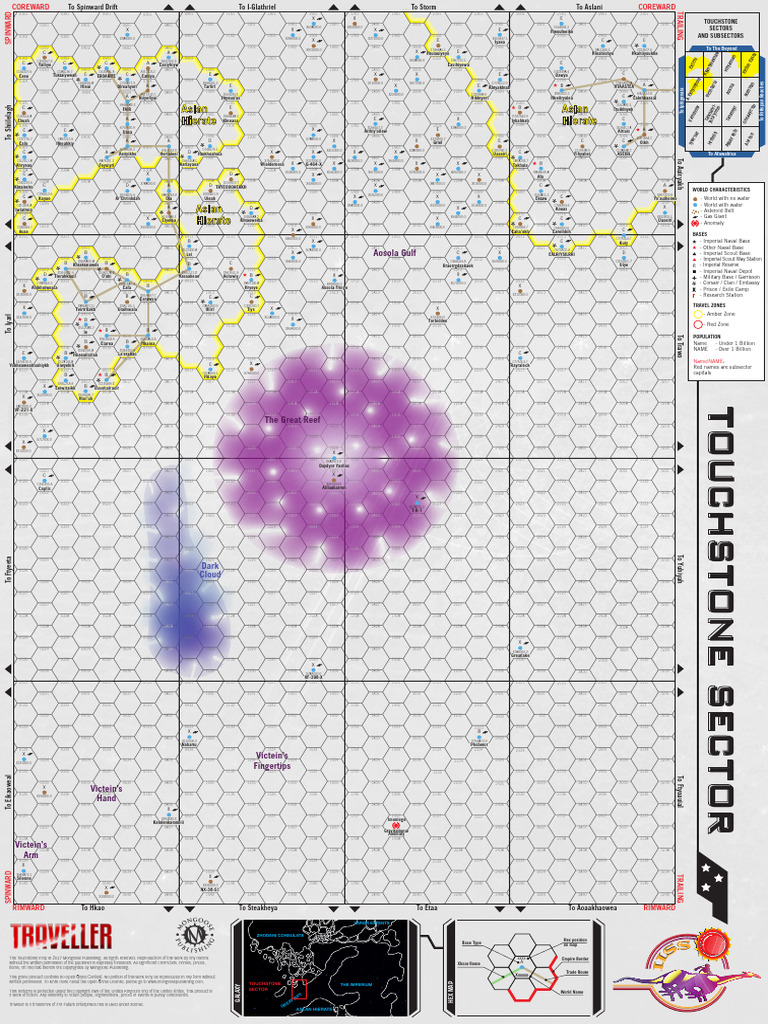 Coreward Sector Navigation Guide | PDF