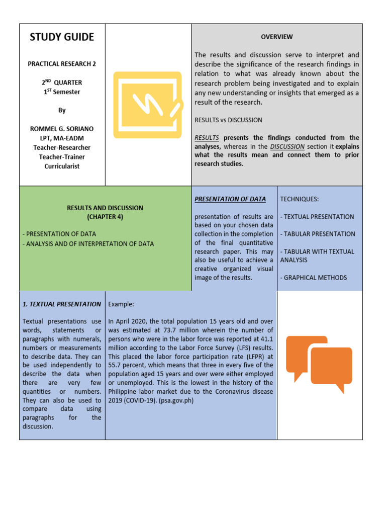 Research Results and Discussion Guide | PDF | Statistics | Regression ...