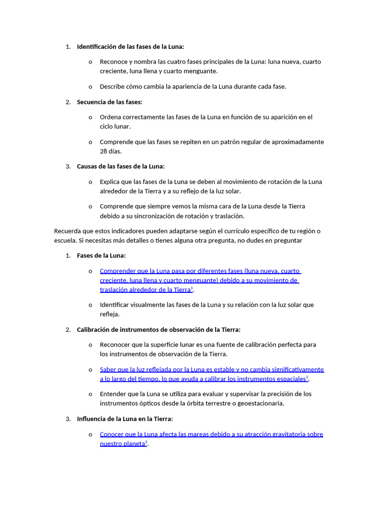 Fases de la Luna y su Influencia | PDF | Luna | Tierra