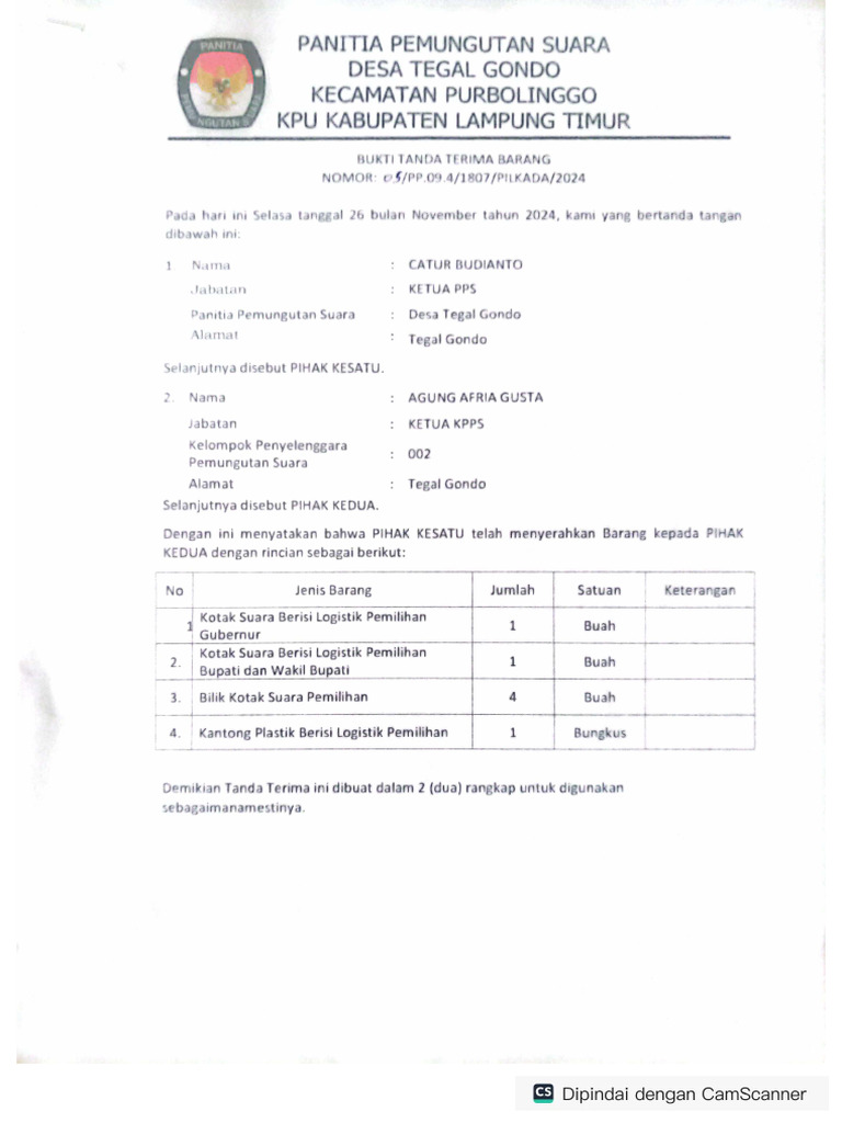 BTTB PPS Ke KPPS 2 | PDF