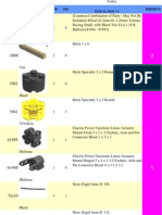 LEGO 8295 Telescopic Handler Set Parts Inventory